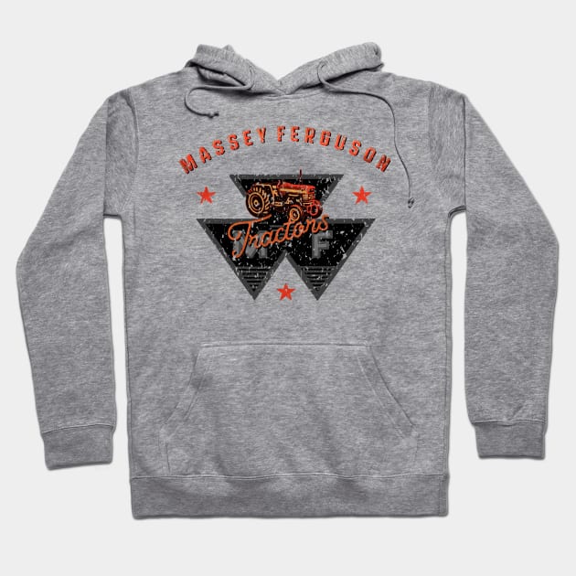 Massey Ferguson tractors Hoodie by Midcenturydave